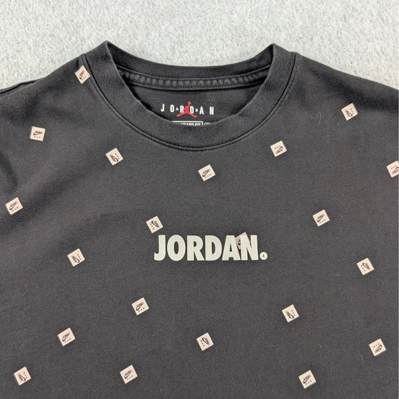 Jordan Brand Other - Jordan Mens Jumpman All Over Print T-Shirt Black Medium 21x26.5 Standard Fit